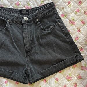 Black High Waisted Shorts